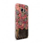 Skal till Samsung Galaxy S7 - Purple Flowers