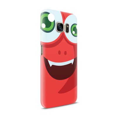 Skal till Samsung Galaxy S7 - Rött monster