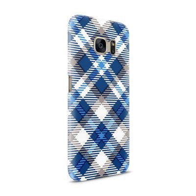 Skal till Samsung Galaxy S7 - Randigt och rutigt