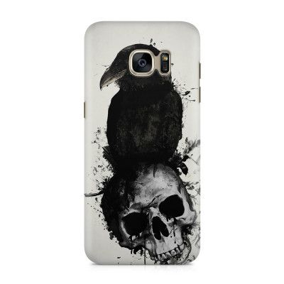 Skal till Samsung Galaxy S7 - Raven and Skull