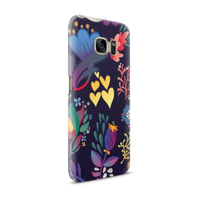 Skal till Samsung Galaxy S7 - Retro blommor