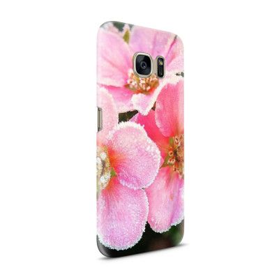 Skal till Samsung Galaxy S7 - Rosa blommor