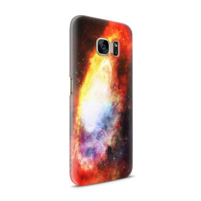 Skal till Samsung Galaxy S7 - Rymden - Röd
