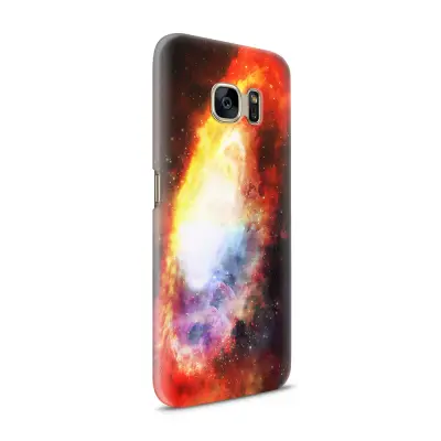 Skal till Samsung Galaxy S7 - Rymden - Röd