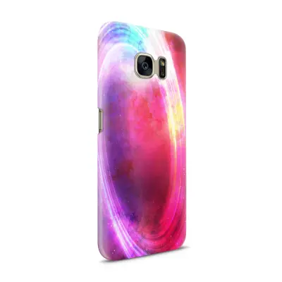 Skal till Samsung Galaxy S7 - Rymden - Rosa
