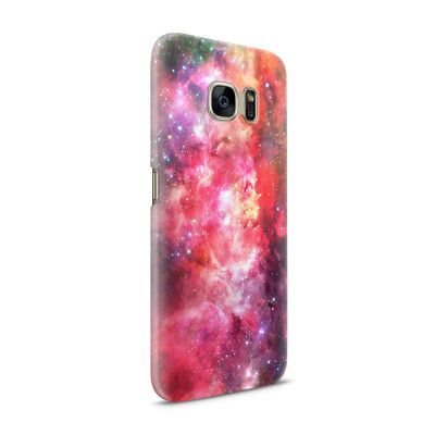 Skal till Samsung Galaxy S7 - Rymden - Rosa
