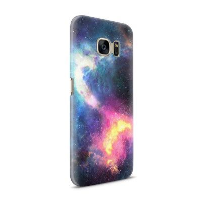 Skal till Samsung Galaxy S7 - Rymden - Svart/Blå
