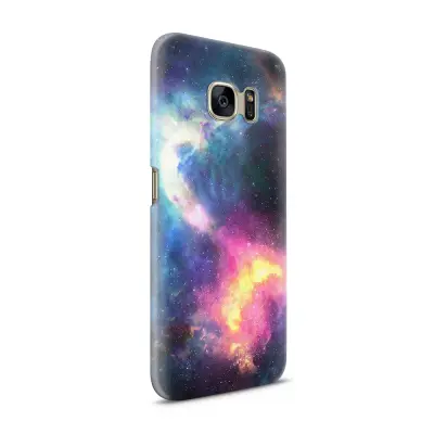 Skal till Samsung Galaxy S7 - Rymden - Svart/Blå