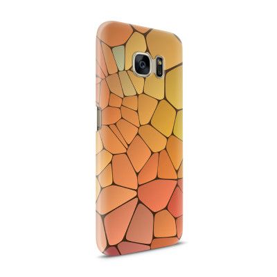 Skal till Samsung Galaxy S7 - Skifferstenar - Gul