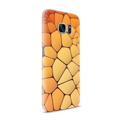 Skal till Samsung Galaxy S7 - Skifferstenar - Orange