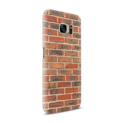 Skal till Samsung Galaxy S7 - Tegel - Röd