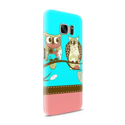 Skal till Samsung Galaxy S7 - Ugglor i träd