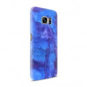 Skal till Samsung Galaxy S7 - Vattenfärg - Blå