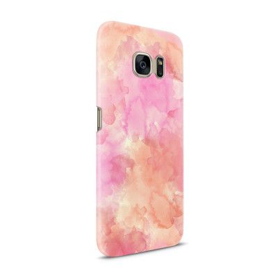 Skal till Samsung Galaxy S7 - Vattenfärg - Rosa