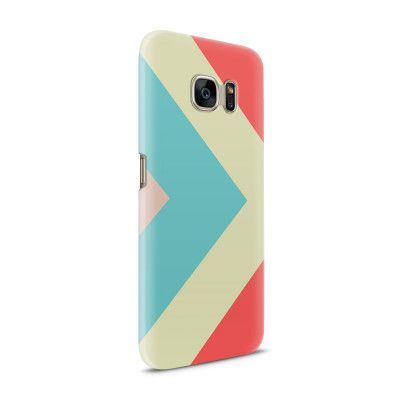 Skal till Samsung Galaxy S7 - Vinklar - Röd