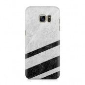 Skal till Samsung Galaxy S7 - White Striped Marble