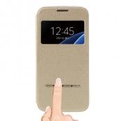 Slide to Answer Fodral till Samsung Galaxy S7 - Guld