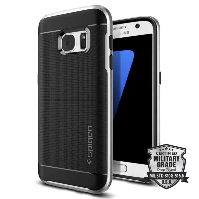 Spigen Neo Hybrid Skal till Samsung Galaxy S7 - Silver
