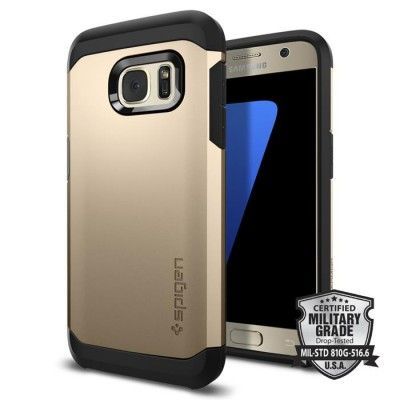 SPIGEN Tough Armor Skal till Samsung Galaxy S7 - Gold