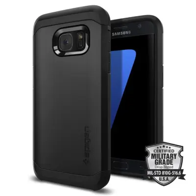 SPIGEN Tough Armor Skal till Samsung Galaxy S7 - Svart