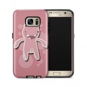 Tough mobilskal till Samsung Galaxy S7 - Bubbelmonster - Rosa