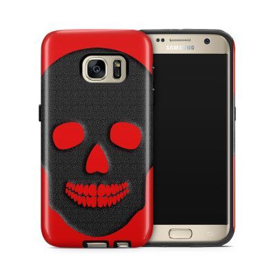 Tough mobilskal till Samsung Galaxy S7 - Dödskalle siluett