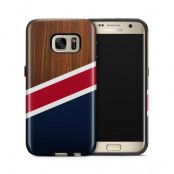 Tough mobilskal till Samsung Galaxy S7 - Dark Marble New England