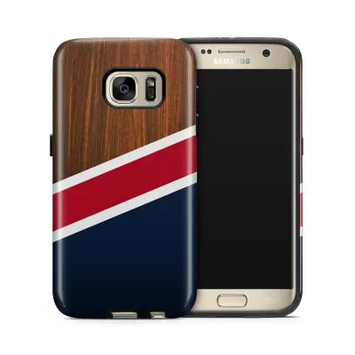 Tough mobilskal till Samsung Galaxy S7 - Dark Marble New England