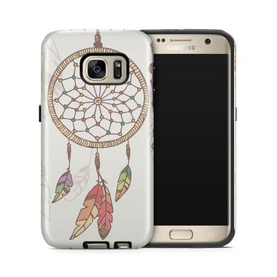 Tough mobilskal till Samsung Galaxy S7 - Drömfångare - Vit