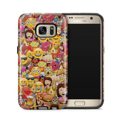 Tough mobilskal till Samsung Galaxy S7 - Emoji - Kollage