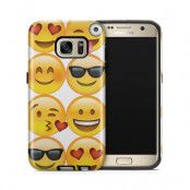 Tough mobilskal till Samsung Galaxy S7 - Emoji - Smileys