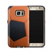 Tough mobilskal till Samsung Galaxy S7 - Fotboll - Orange