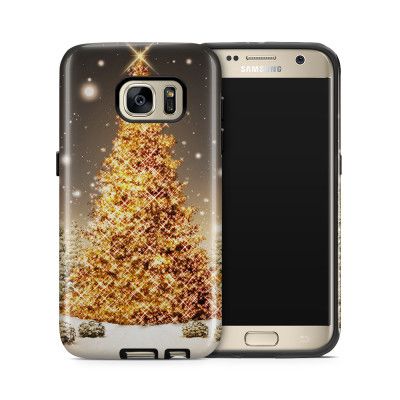 Tough mobilskal till Samsung Galaxy S7 - Glimmrande Julgran