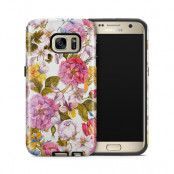 Tough mobilskal till Samsung Galaxy S7 - Hortensia - Vit