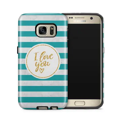 Tough mobilskal till Samsung Galaxy S7 - I love you