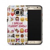Tough mobilskal till Samsung Galaxy S7 - I speak fluent Emoji