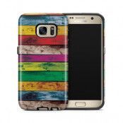 Tough mobilskal till Samsung Galaxy S7 - Målade brädor