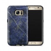 Tough mobilskal till Samsung Galaxy S7 - Marble - Blå