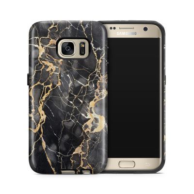 Tough mobilskal till Samsung Galaxy S7 - Marble - Grå