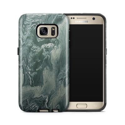 Tough mobilskal till Samsung Galaxy S7 - Marble - Grön