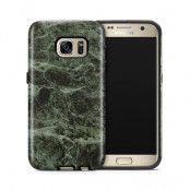 Tough mobilskal till Samsung Galaxy S7 - Marble - Grön/Svart