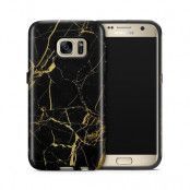 Tough mobilskal till Samsung Galaxy S7 - Marble - Svart