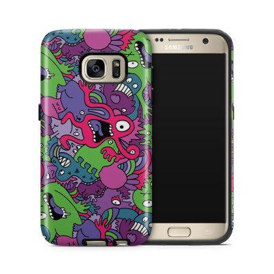 Tough mobilskal till Samsung Galaxy S7 - Monster collage