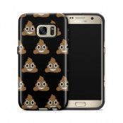 Tough mobilskal till Samsung Galaxy S7 - Poop Emoji
