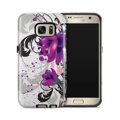 Tough mobilskal till Samsung Galaxy S7 - Red Flowers