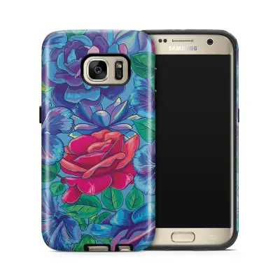 Tough mobilskal till Samsung Galaxy S7 - Retro Roses