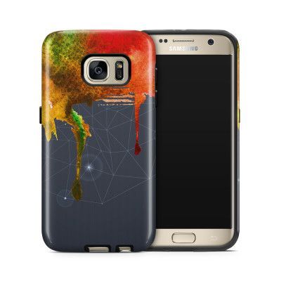 Tough mobilskal till Samsung Galaxy S7 - Rinnande färg - Spektrum