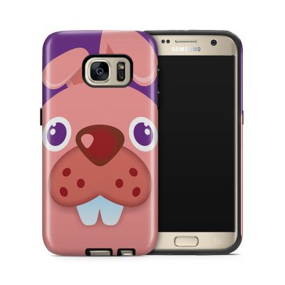 Tough mobilskal till Samsung Galaxy S7 - Rosa kanin