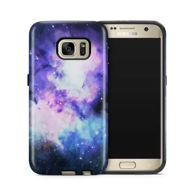 Tough mobilskal till Samsung Galaxy S7 - Rymden - Lila/Blå