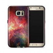 Tough mobilskal till Samsung Galaxy S7 - Rymden - Röd/Svart